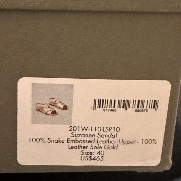 Rachel Comey Suzanne sandals in gold size 40 - Picture 5 of 9